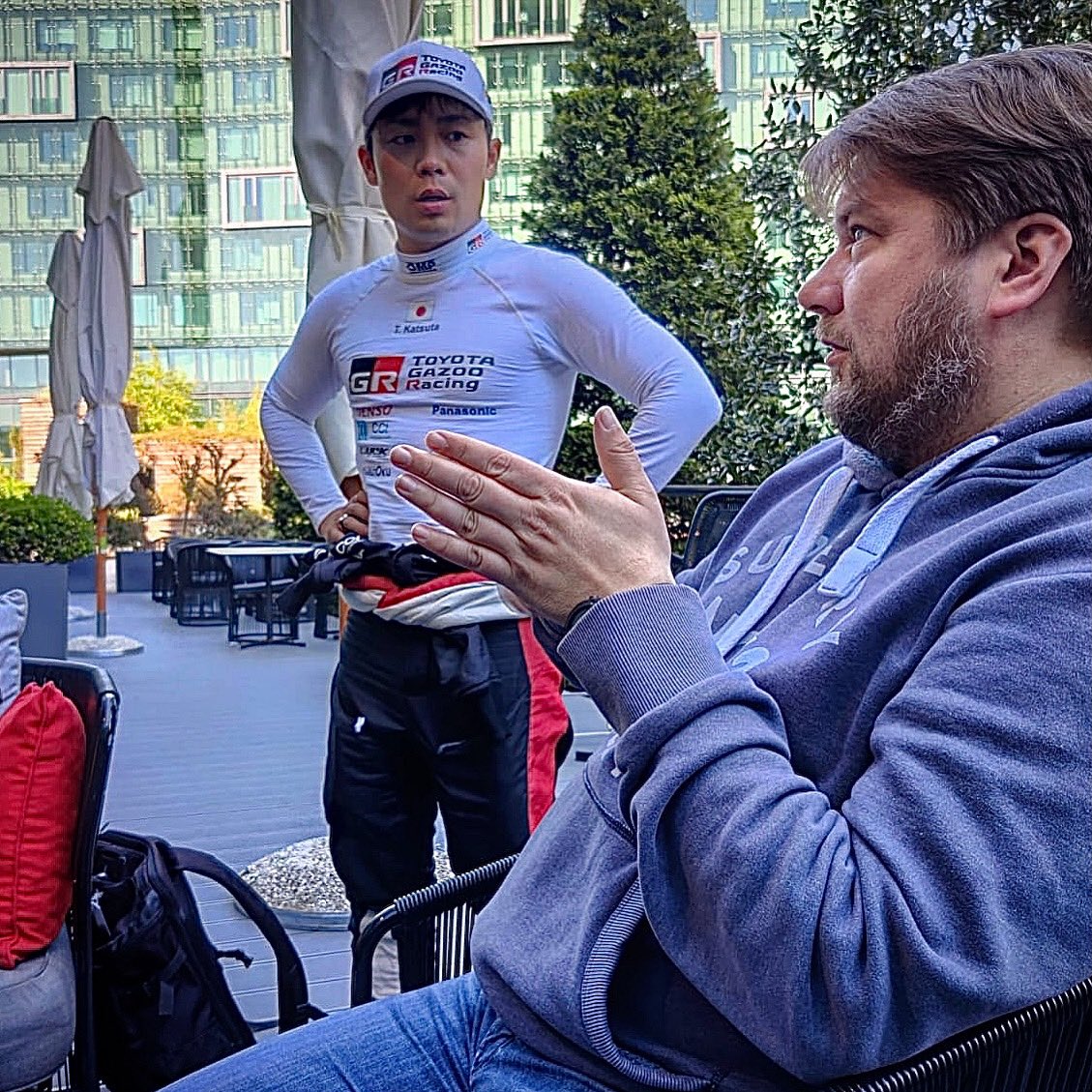 Am i that scary? 😳  #WRC #toyotagazooracing