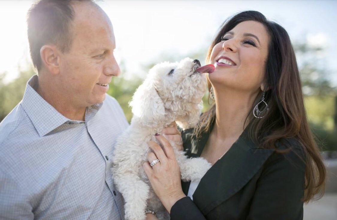 Our little guy Sky and I wanted to wish his mommy <a href="/SBonTheAir/">Stacey Brooks</a> a happy #NationalDogMomsDay! He told me he loves her as “Big as the Sky”. ❤️🙋🏻‍♂️🐶🐾