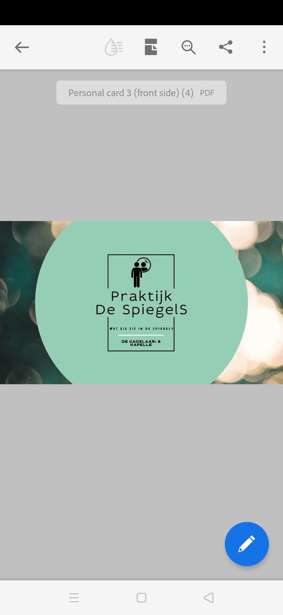 Mijn nieuwe logo is af en mijn nieuwe visitekaartjes zijn bestelt