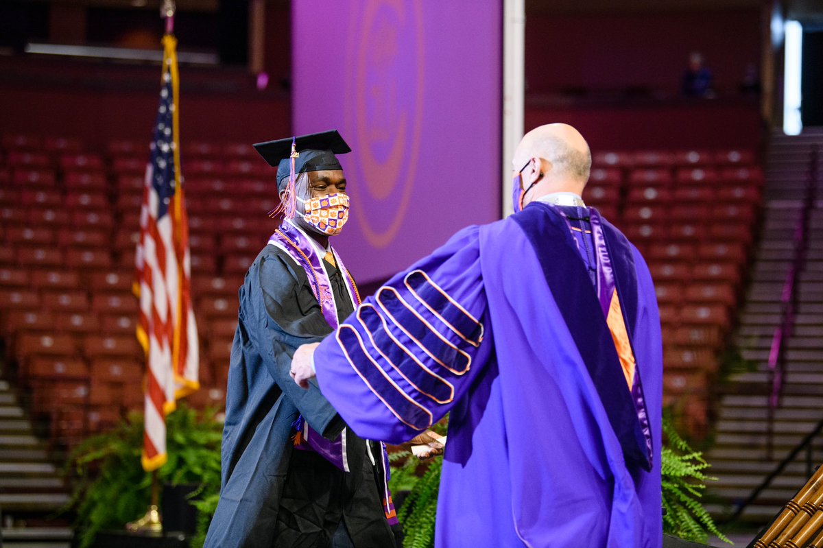 Congratulations to our <a href="/ClemsonScience/">Clemson University College of Science</a> and <a href="/ClemsonCECAS/">Clemson Engineering, Computing & Applied Sciences</a> graduates! #ClassOf2021