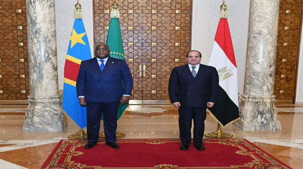 بوابة الوفد السيسي لرئيس الكونغو الديمقراطية مصر لن تقبل المساس بأمنها المائي