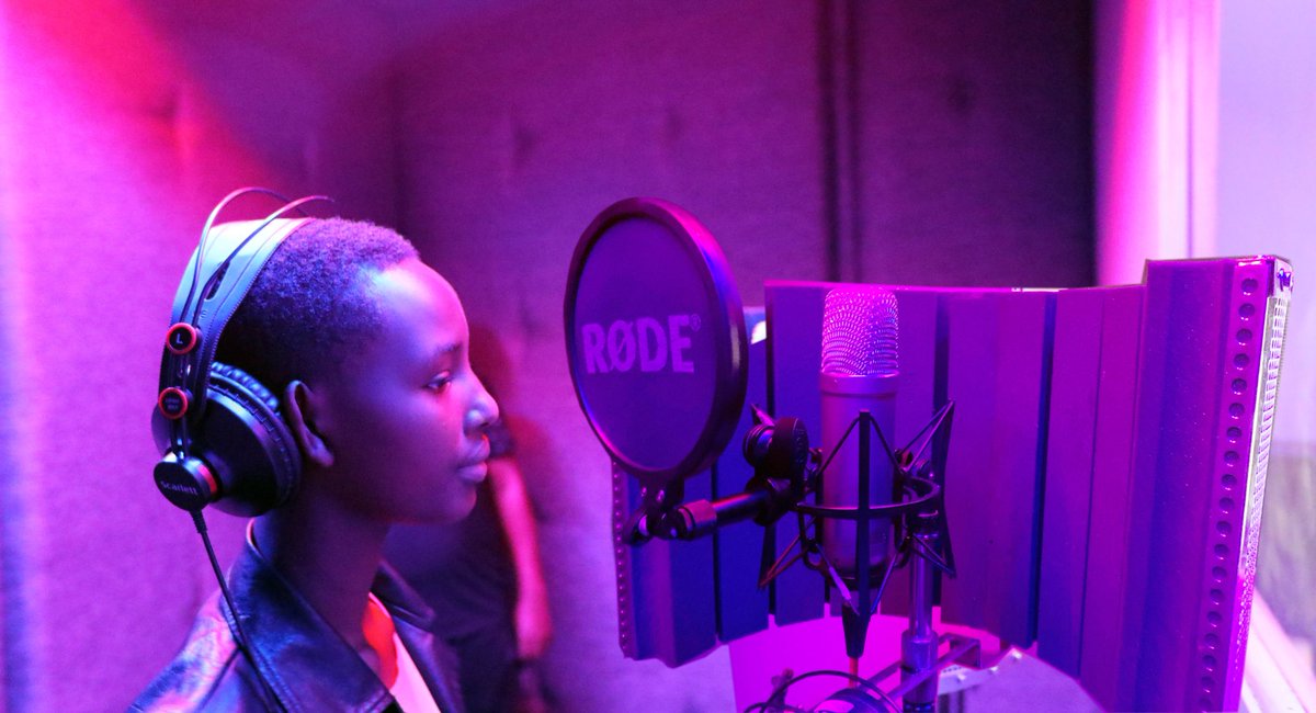 PlayOnRwanda's tweet photo. The #SuperTalented sisters Dorcas and Vestine recording their #NewSong at @PlayOnRwanda.
The #NahaweIjambo stars are working on a number of songs. 
#ComingSoon #youngtalent #RwOT #GospelMusic #RwandaGospel #rwandaupdates #rwandanziza https://t.co/gSj6poYmar