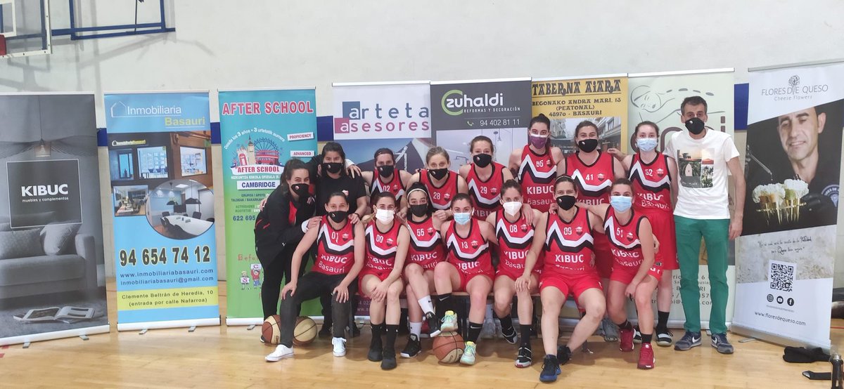BSKBasauriSaski's tweet photo. Senior 2 Femenina.

@BSKBasauriSaski 85
🆚
@GetxoSaski 31

Garaipena 🏀 🏀 🏀!!!

Gracias a @kibuc Basauri, @IBasauri13, @afterschoolbasauri , @arteta_asesores , @ReformasZuhaldi, Taberna Aiara, @Enoielsa Centro de Estética y @QuesoFlores por su patrocinio y más en estos momentos https://t.co/VBbg51tYnT