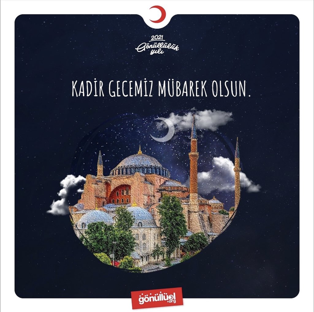 kizilaysiverek's tweet photo. Bin aydan daha hayırlı bu mübarek gece hepimiz için hayırlara vesile olsun. 🌙 #KadirGecesi https://t.co/sz98QCquMp