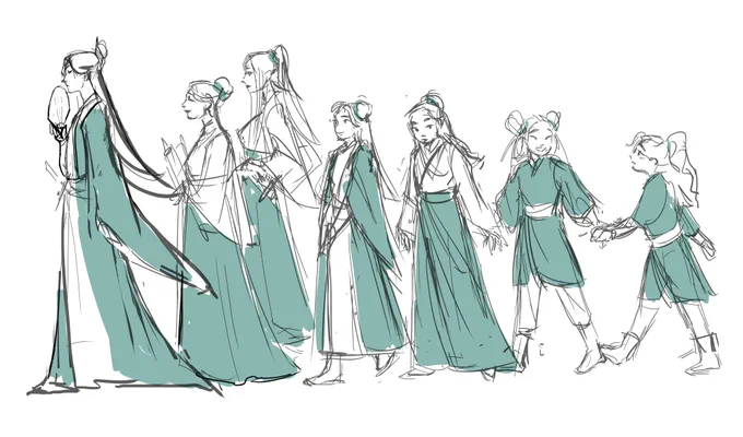 ok my concept shen jiu but more biased 
there are only women on his peak
maybe i`ll finish it but not today
#svsss #shenjiu 