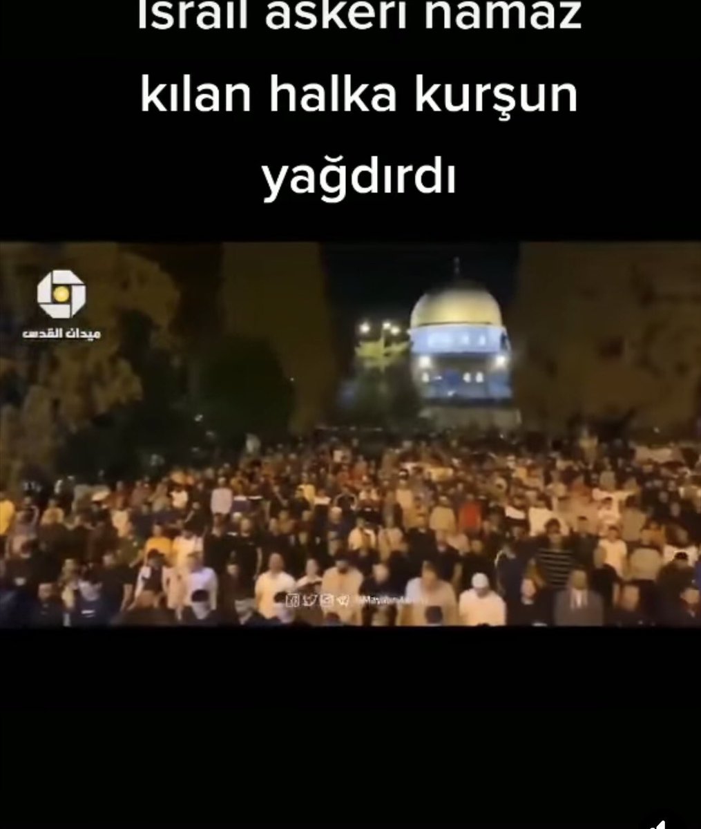 kyftma's tweet photo. Ya Rabbim,şu mübarek Kadir Gecesi’nin yüzü suyu hürmetine en kısa sürede İsrail’in yok oluşunu  görmeyi bizlere nasip eyle Âmin Âmin Âmin #MescidiAksaYanlızDeğildir https://t.co/pbiRaEXEte