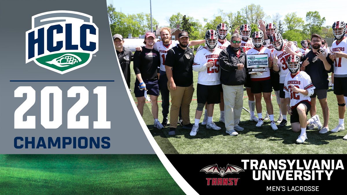 HCLC Men's Lacrosse | 2021 HCAC Championship

Congrats to <a href="/TransySports/">Transy Sports</a> men's lacrosse, who won the title of 2021 HCLC Men's Lacrosse Champions today!

#TheHeartOfD3 #D3Lacrosse