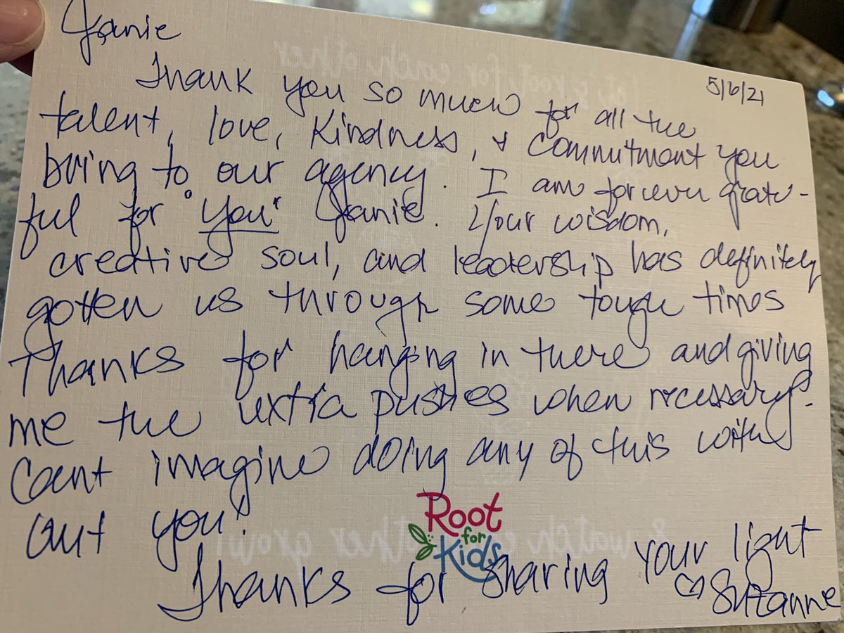 janieluvsu2's tweet photo. I work for pretty great organization and my CEO is the best 😊 #RootForKids https://t.co/ruIetLZLho