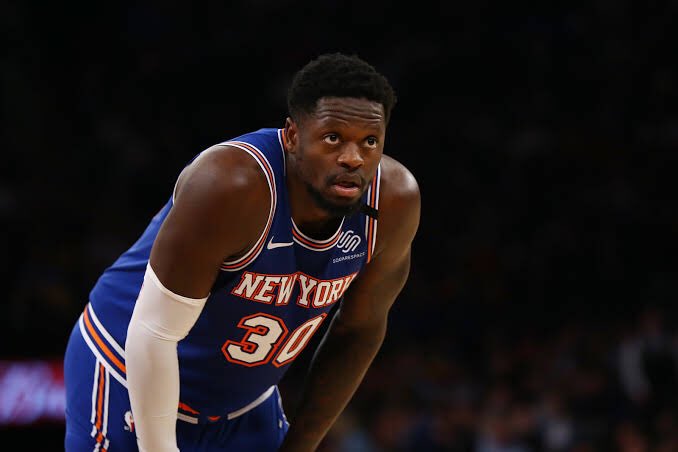 Julius Randle (NYK)2021 Stats:24.1 PTS10.2 TRB5.9 ASTAgainst The Nuggets: 2021/5/0614 PTS8 TRB5 AST1 BLK5 TOV.333 FG%0/5 3P.667 FT%-21