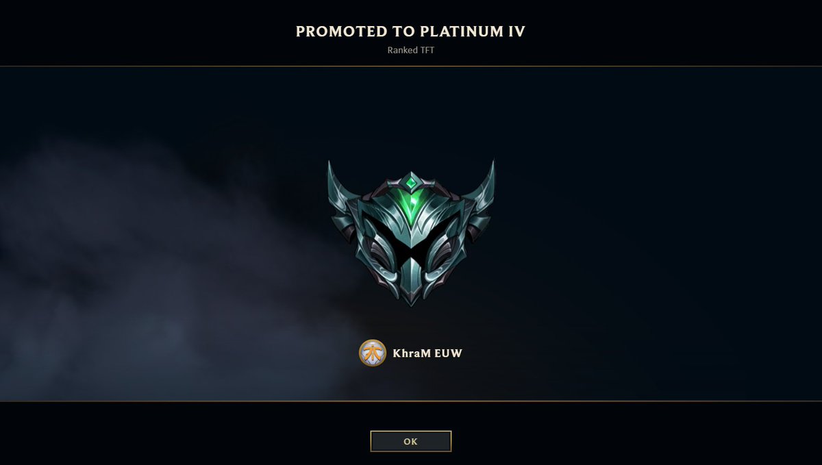 KhramLoL's tweet image. Encore un palier de passé !!
ça continue de grind le ladder tranquillement.
Prochaine étape le diamant !!!
#TFT #Set5 #LeagueOfLegends #RushChallenger