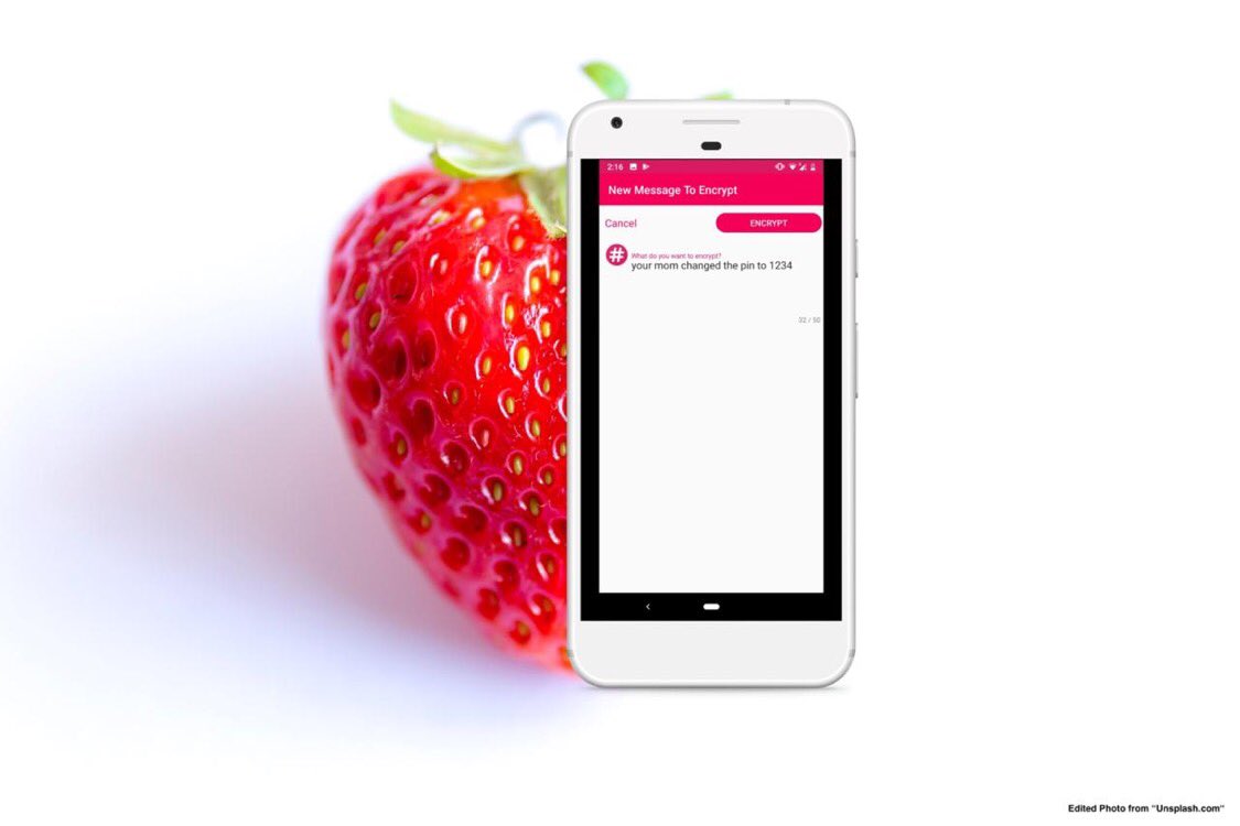 the_mouse_team's tweet photo. “Heart like Strawberry." — 🍓
#HashMe Available now:
https://t.co/SsmeUyXu02
#MySqueak 🐁
#Encryption #Decryption #Messages #Secure #SeriesMe
#MouseTeam #Mouse #TheMouseTeam
#Android #AndroidApp #MobileApp #Software #Tech #Technology #GooglePlay https://t.co/uDkKm9k4S9