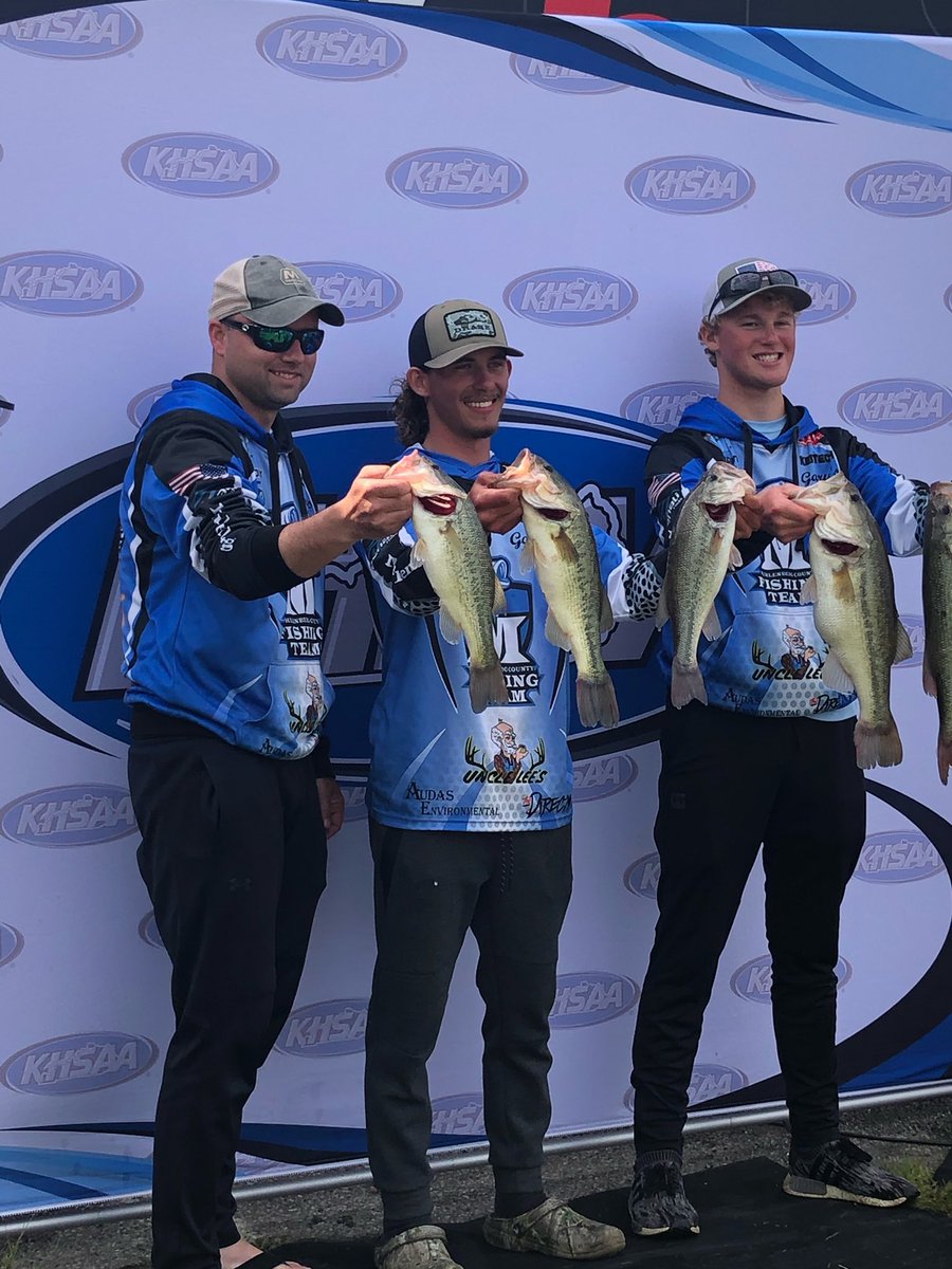 MustangNation1's tweet photo. Congratulations to Camden Harris and Lane Tooley on winning the KHSAA State Bass Tournament! Congratulations to Coach Cody Napier and Coach Toby Harris on a great season!
#heyfishyfishy
WE ARE MUSTANG NATION! @mbergschools @legitmchsSS https://t.co/xq6l4lwUFS