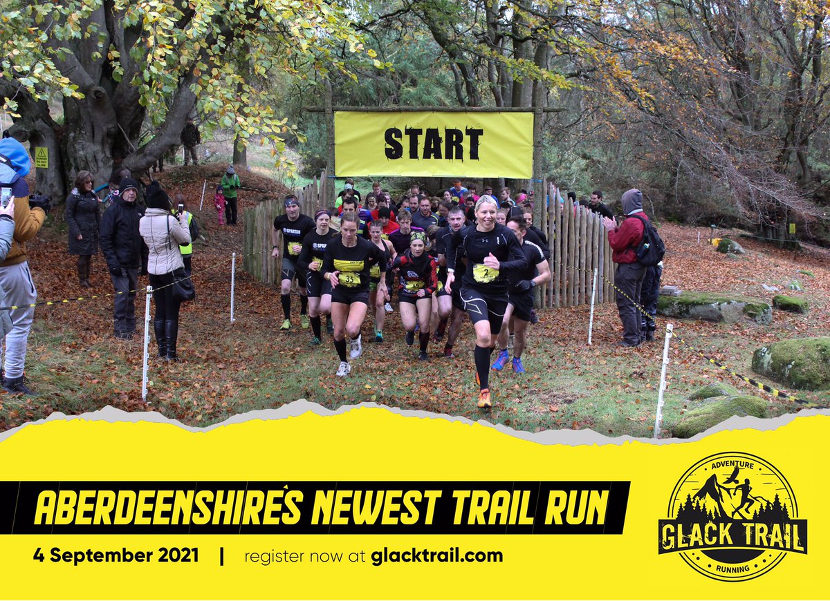 GlackAttackRun's tweet photo. Once a year, the gates to Glack Hill open and brave adventurers are challenged to take on its brutal trails! 8km (and some!) of stunning wilderness, perfect for all - from hardened trail runners to first time adventurers. 
 
4 September 2021 | Glack Hill, nr Dunecht https://t.co/hLk4MtdZRL