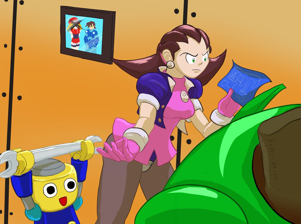 geminart's tweet image. The world needs more Tron Bonne

#TronBonne #MegaManLegends #Servbot #Capcom #Fanart #Art