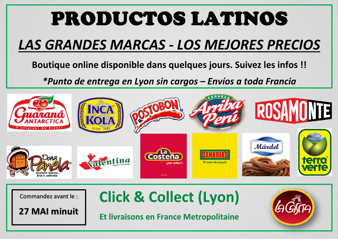elcheuruguay's tweet photo. Lyon Click &amp; Collect y envíos a toda Francia metropolitana https://t.co/lZYvXdEEie