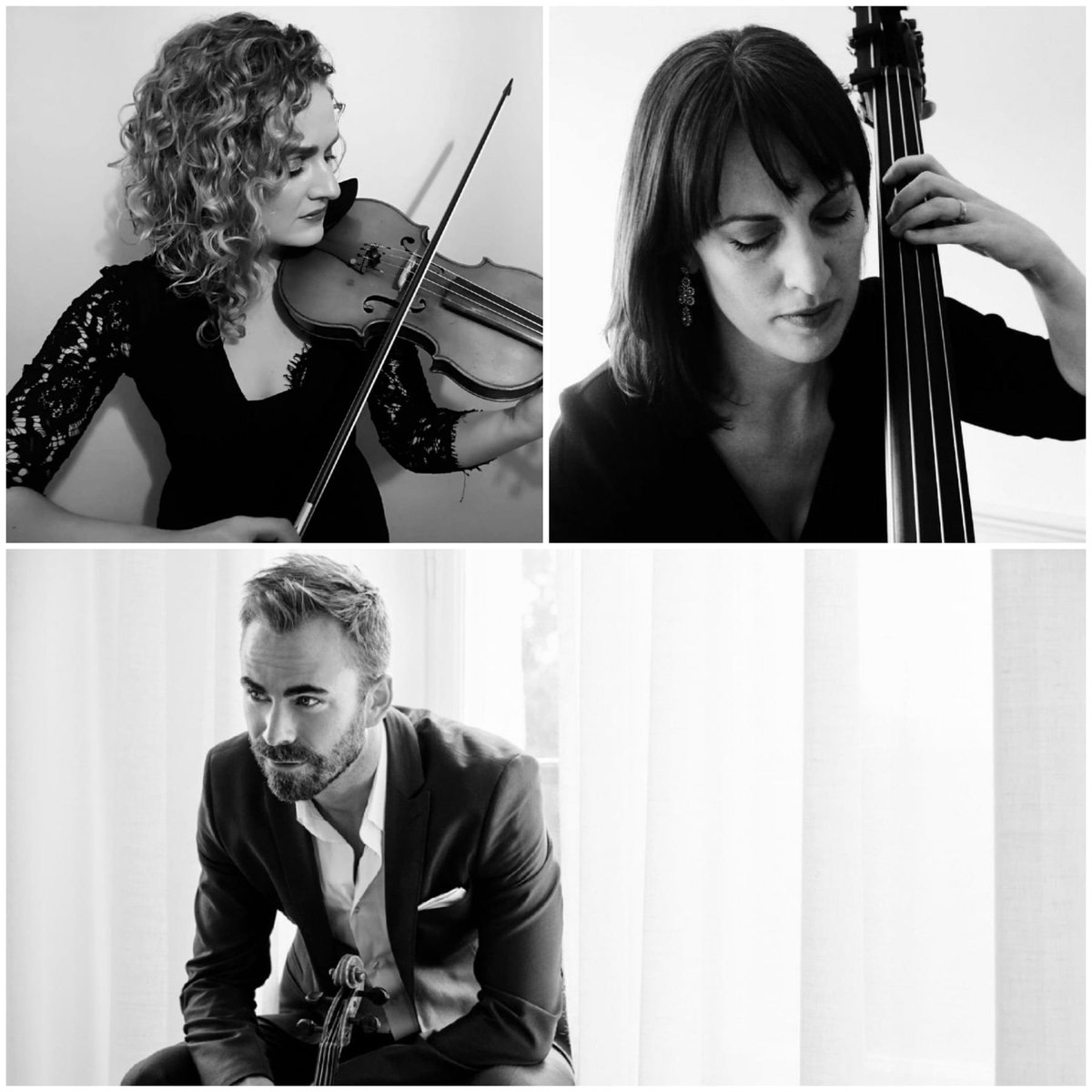 TrilogyStrings's tweet image. This is us! Non and Martin on violin and Mel on double bass. We’re so excited to be taking bookings again as the restrictions on weddings and events start to relax. Check out our website for more information trilogystrings.co.uk