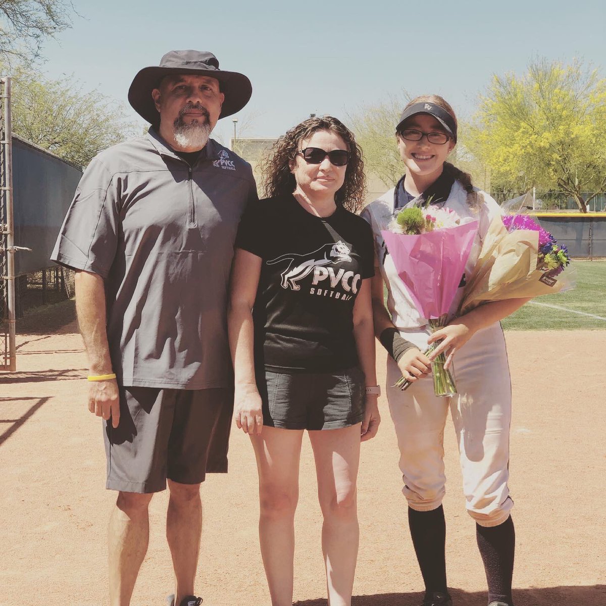 PVCCPumas's tweet photo. Today we honor our Softball Sophomores Emily White and Thalia Higuera! 
#GoPumas https://t.co/WVQR8YKPYX