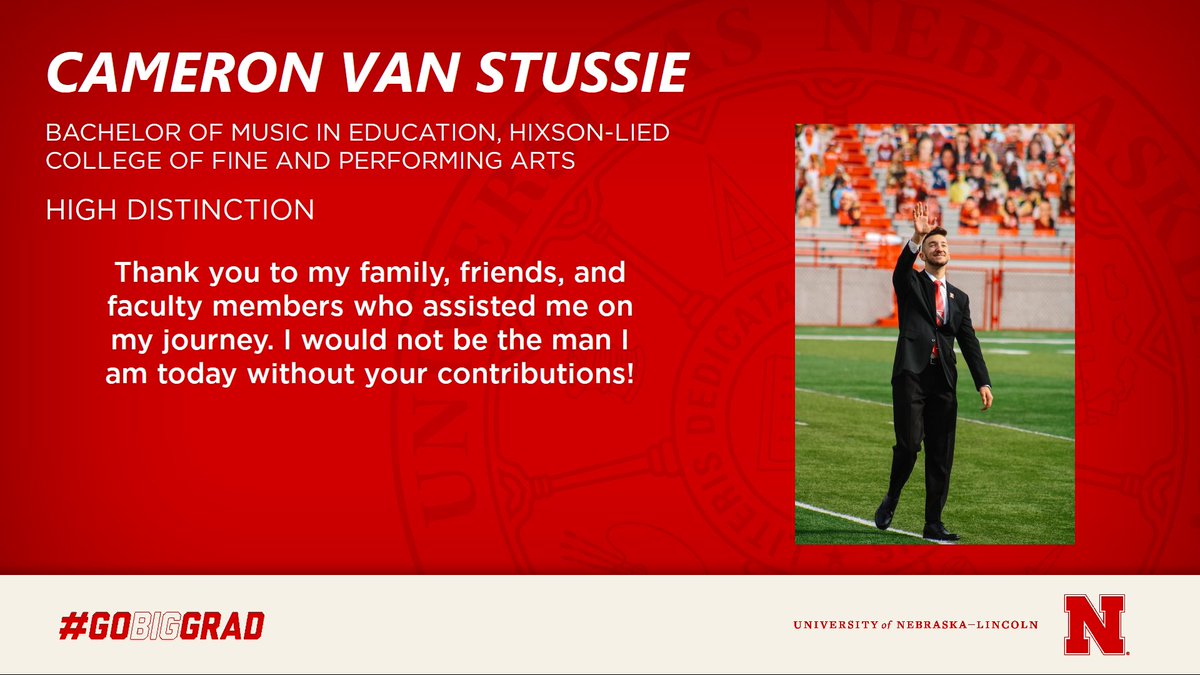 CameronVanStuss's tweet photo. Damn proud to graduate a Husker! #GBR #GoBigGrad https://t.co/6fykyOyfHV