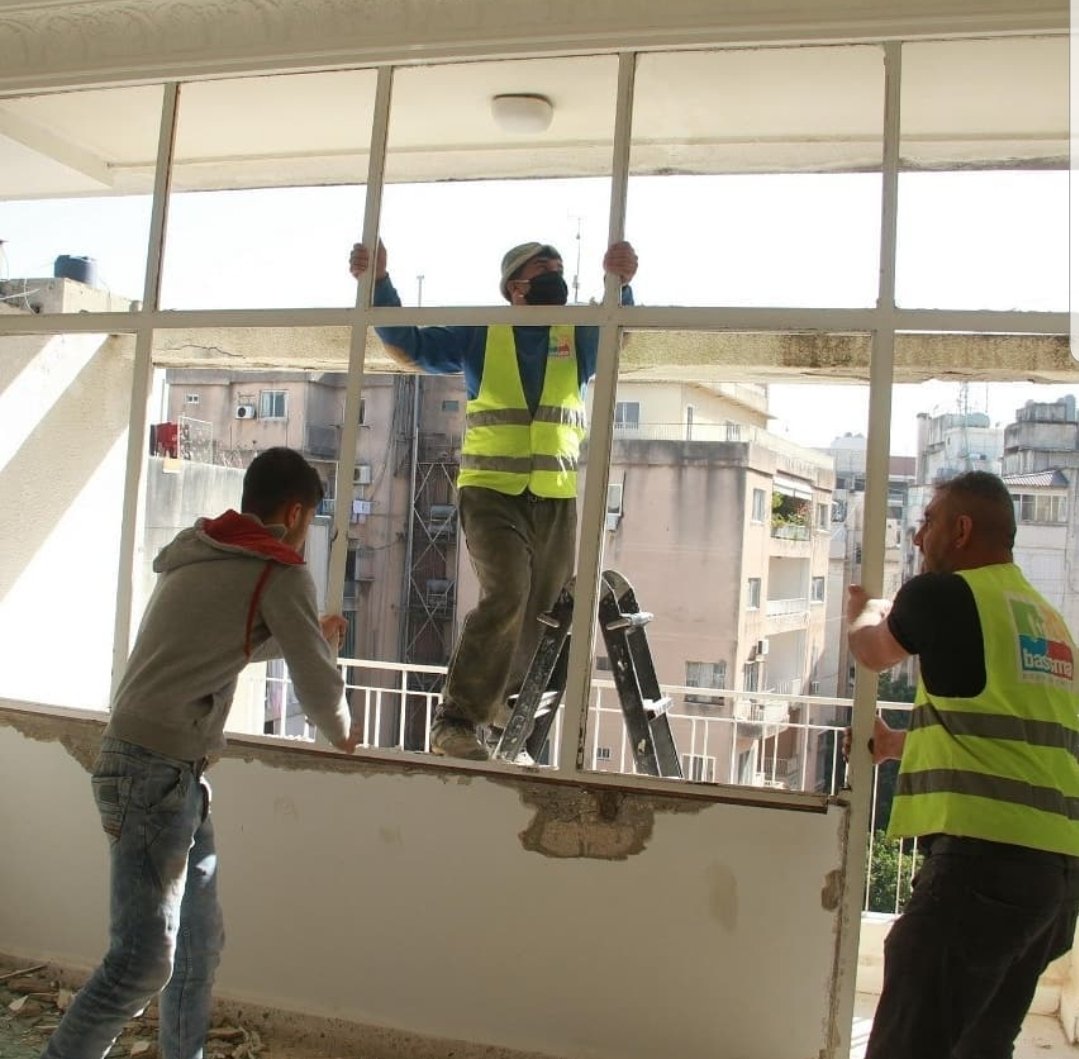 BASSMAlb's tweet photo. Home renovations are still going on in Beirut devastated area, thanks to our amazing sponsors who put their trust in Bassma's team and work!
Till date, 47 homes have been rehabilitated thanks to @facebook donation.
Many more to come! Stay tuned! 💙
#Facebook4bassma #Bassma https://t.co/ShEgToeL0u