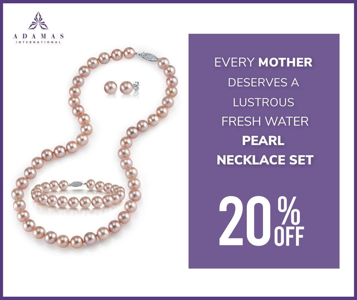 ERROLLB's tweet photo. A simple, elegant and timeless gift she'll cherish forever. 
Contact us for customized pearl sets: https://t.co/tLvfhSQ33p
#mothersday2021 #mothersday #mothersdaygift  #adamasintl #pearls https://t.co/4QPmqCXR9U