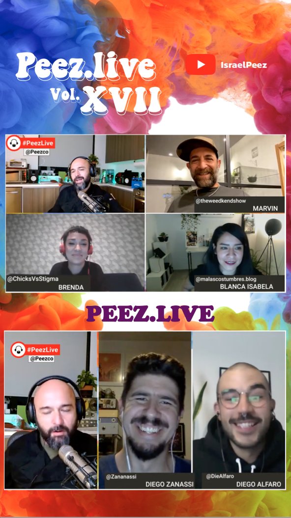 Nos la pasamos muy volaos...

Vino <a href="/ThermoBand/">Thermo</a> : <a href="/IvanPrez/">Viejo Horrible</a>, Kirby, <a href="/colorveneno/">ＭＩＫＥＨＥＭ</a>, <a href="/Roycanedo/">Roy Cañedo</a>, <a href="/josemeyeribarra/">José Meyer Ibarra ☭</a> 🎸🎙🎹🥁

Hablamos de cannabis: <a href="/zarasnapp/">Zara Snapp</a>, #chicksvsstigma, #malascostumbres.blog y #theweedkendshow ☘🌱🌴🚬

Y cerramos con <a href="/zananassi/">diego zanassi</a> y <a href="/DieAlfaro/">Diego Alfaro</a> ⛹️‍♂️

🐶 Pro-gra-món