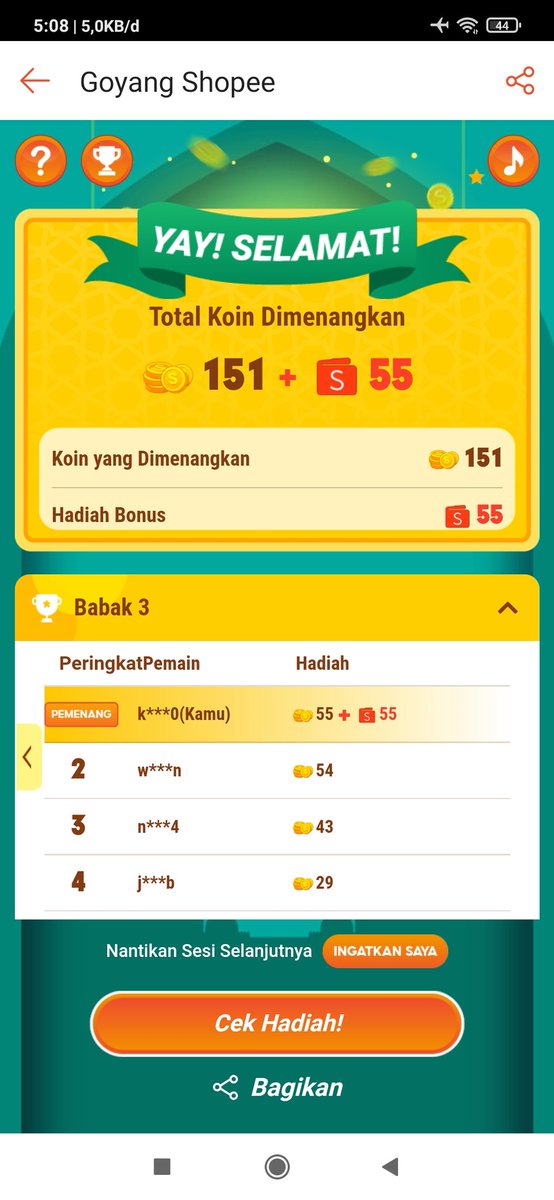 Kunc_xun's tweet photo. #GoyangShopeeBerkah10M @ShopeeID https://t.co/6cj2VoPNh7