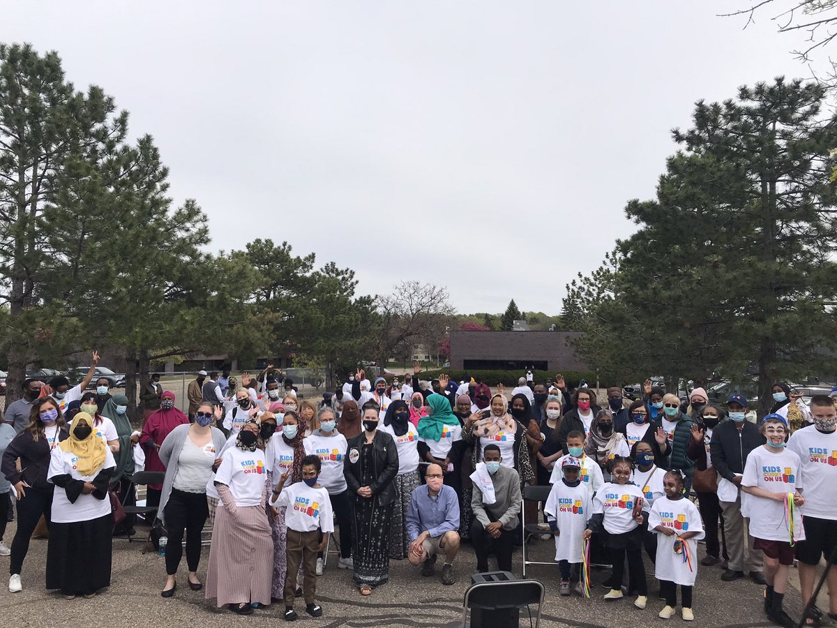 WHAT!!!! I can’t believe we all did this today. Over 120 kids, families, providers and teachers showed up for #KidsCountOnUs to demand that OUR voices be centered in this work.