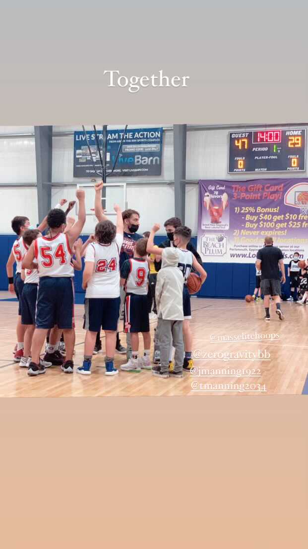 Coachapisamass1's tweet photo. ⁦@ManningPerform⁩  helping our 6th graders go 2-0 today. He has been a huge addition to the coaching staff. Lucky to have him. ⁦@MassEliteHoop⁩ https://t.co/01Nvi7G76e