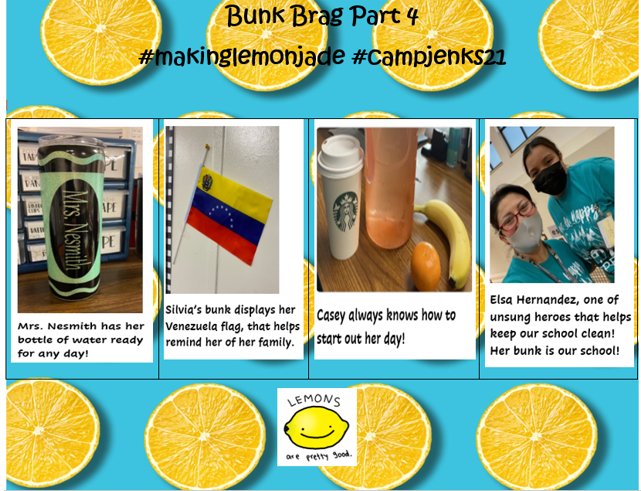 Bunk Brag Part 4 @makinglemonjade #campjenks21