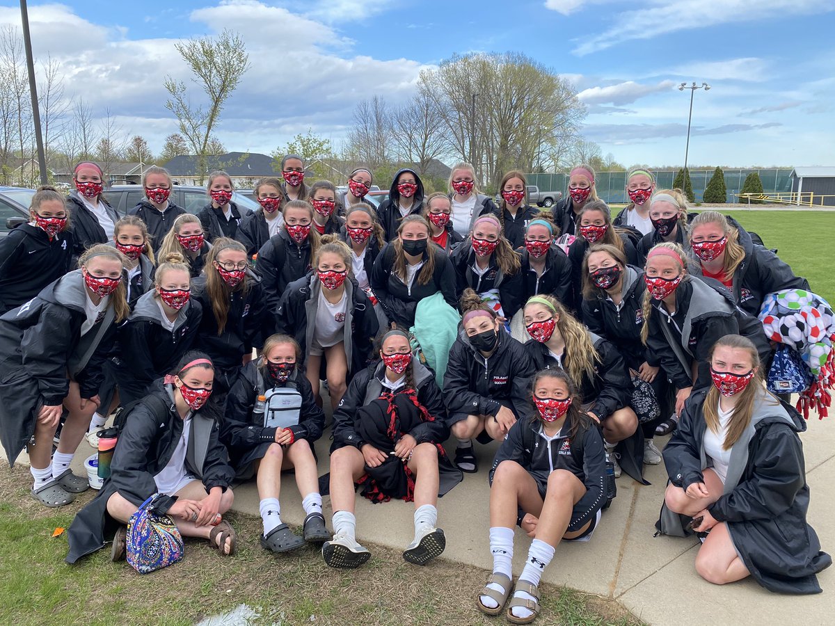 Sunburnt and smiling (under the masks) after a successful day in Hortonville!