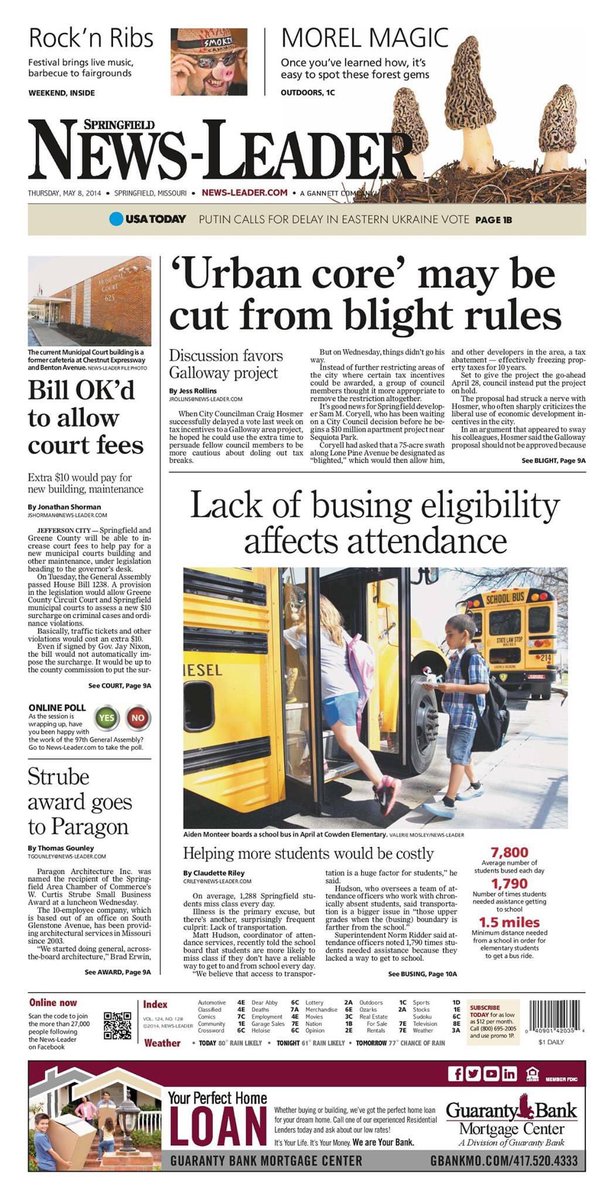 A story I wrote SEVEN years ago about how lack of busing eligibility in <a href="/officialSPS/">Springfield Public Schools</a> impacted attendance popped up in my memories.
Earlier this year, the board voted to expand busing eligibility for high school students and ADD busing for magnet schools. Starting this fall.