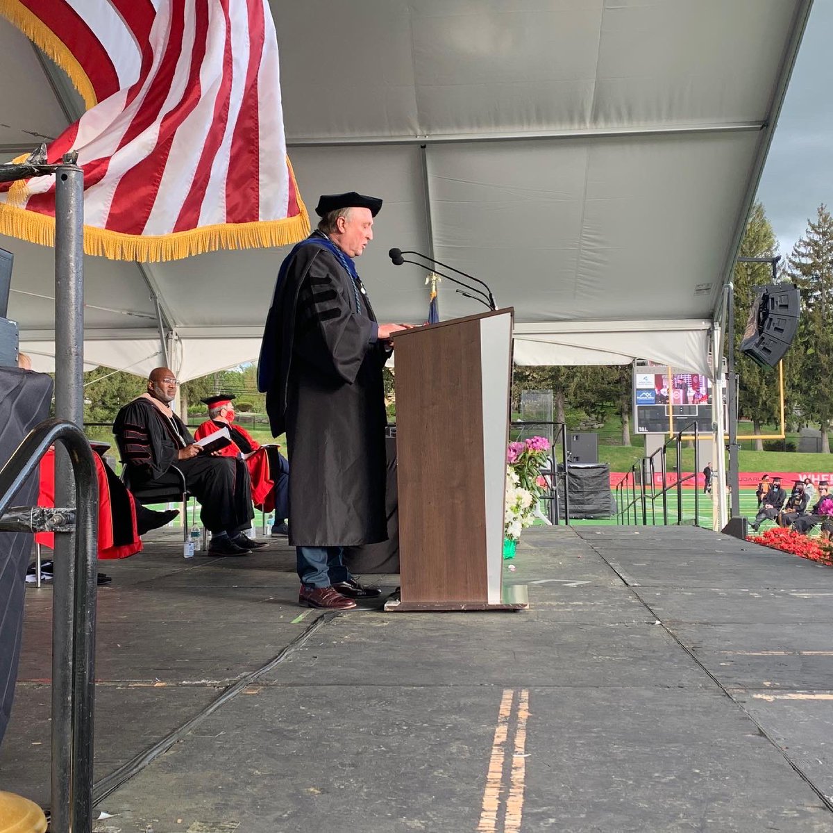 ESUniversity's tweet photo. This evening we celebrate The College of Education Class of 2021 #ESUGrad 🔴⚫️🎓 https://t.co/KiFLQnKD9w