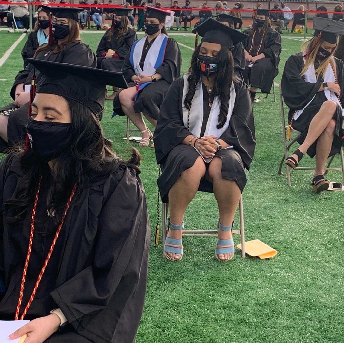 ESUniversity's tweet photo. This evening we celebrate The College of Education Class of 2021 #ESUGrad 🔴⚫️🎓 https://t.co/KiFLQnKD9w
