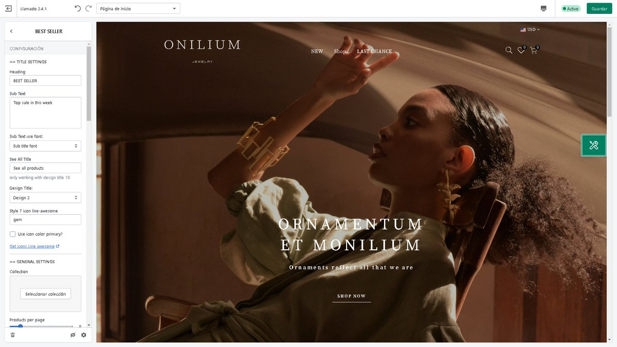 Jaudesing's tweet photo. creación de tienda internacional en este caso ONILIUM JEWELRY en shopify #shopifystore https://t.co/wFEr47h1Ex