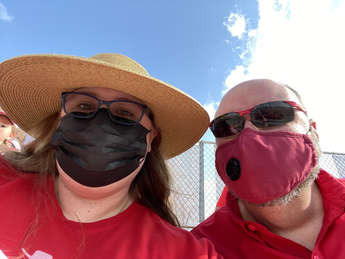 DdFosterTX's tweet photo. Coach and Mrs Foster out supporting our Lady Texans Softball!!! #WBRayHS #coachlife #CCISD https://t.co/dkXUsBWIc6