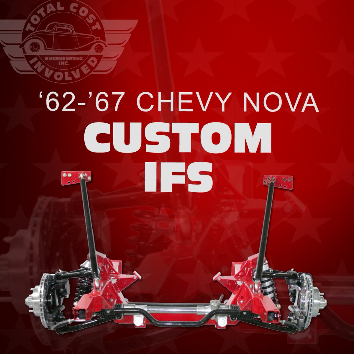 TCI_Engineering's tweet image. This front clip is based on our custom-designed spindle with bolt-on steering arms. This allows the best geometry and maximizes comfort and performance. Consider it the total package! loom.ly/MOwkqsM

 #tci #chevynova