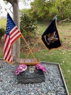 NFear6's tweet photo. Wolfhound Week Update: To end a great week, we conducted a ceremony dedicating our Wolfhound Memorial at the National Cemetery of the Pacific. Our chaplain delivered an amazing prayer in Hawaiian! Thanks to all who attended! ⁦@3IBCTBroncos⁩ ⁦@25thID⁩ #NoFear https://t.co/QqRMZCyGnf