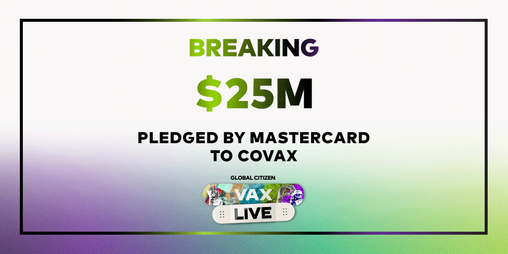 GlblCtznImpact's tweet photo. Thank you @MASTERCARD for your incredible $25M+ commitment to COVAX to ensure equitable &amp; fair access to COVID-19 vaccines, protecting health care workers &amp; those most at risk. They also committed to match up to $5M in donations to #COVAX! https://t.co/C4YmRjqrwP https://t.co/oxdy44lw63