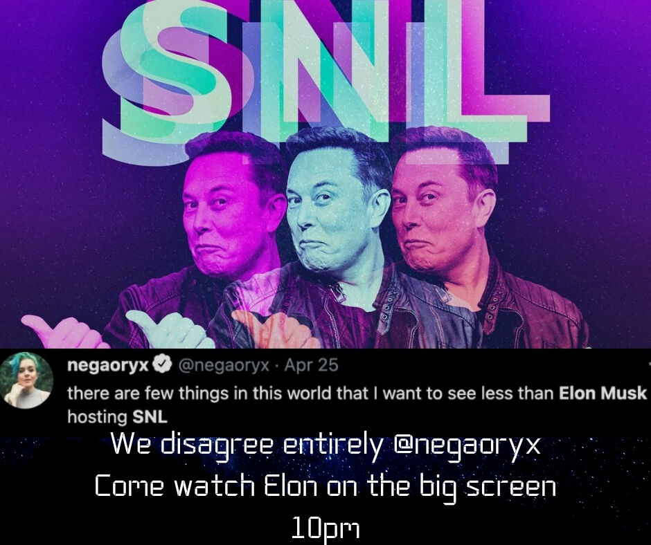 We're staying up late tonight come join us!
$4 LightSpeed Lagers during SNL