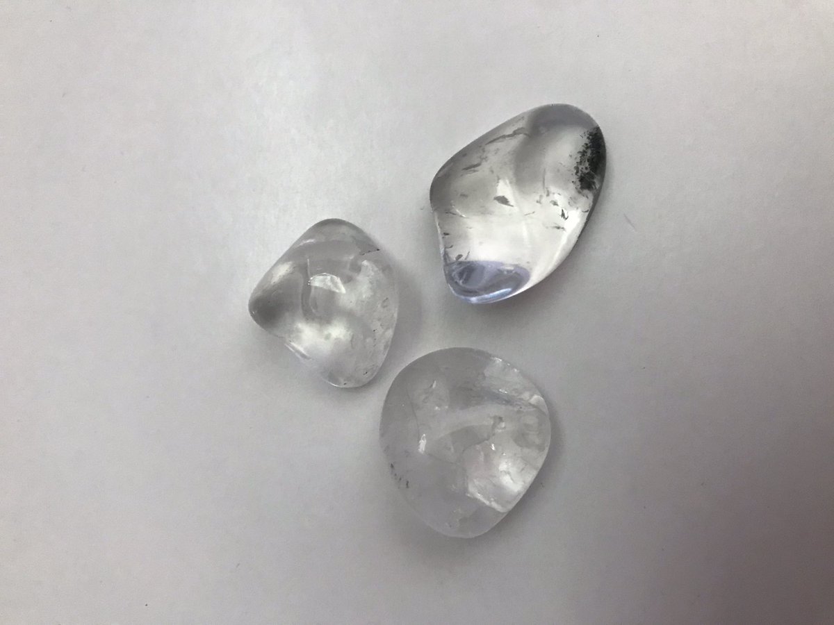 clear quartz (aka ice cube bois)