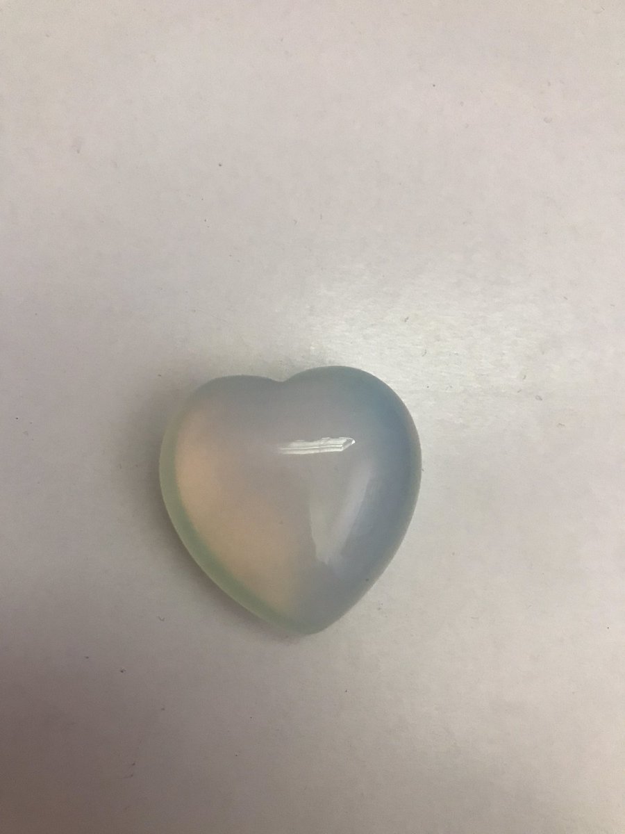 and an opalite heart :D (this is the first one i ever bought and it’s one of my favs!!)