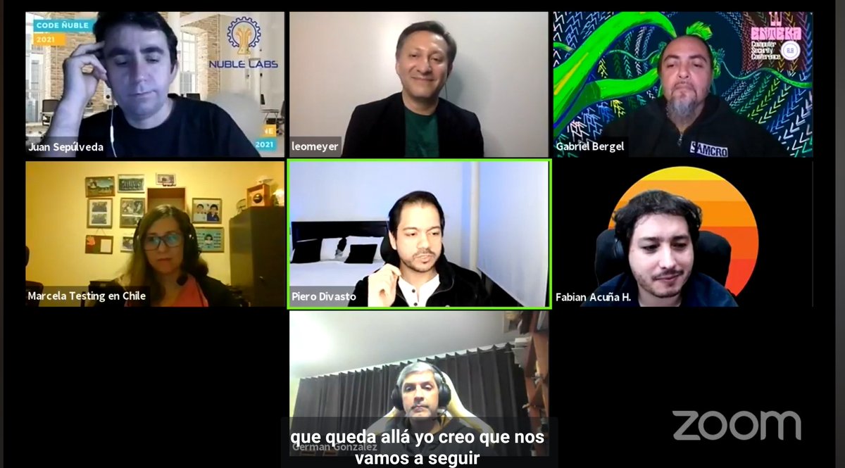 CodeNuble's tweet image. Estamos cerrando #codenuble con tremendo panel de los principales eventos de tecnología en el país. @fabianhtml @9punto5_ @morph3o @leomeyer @taichi2000