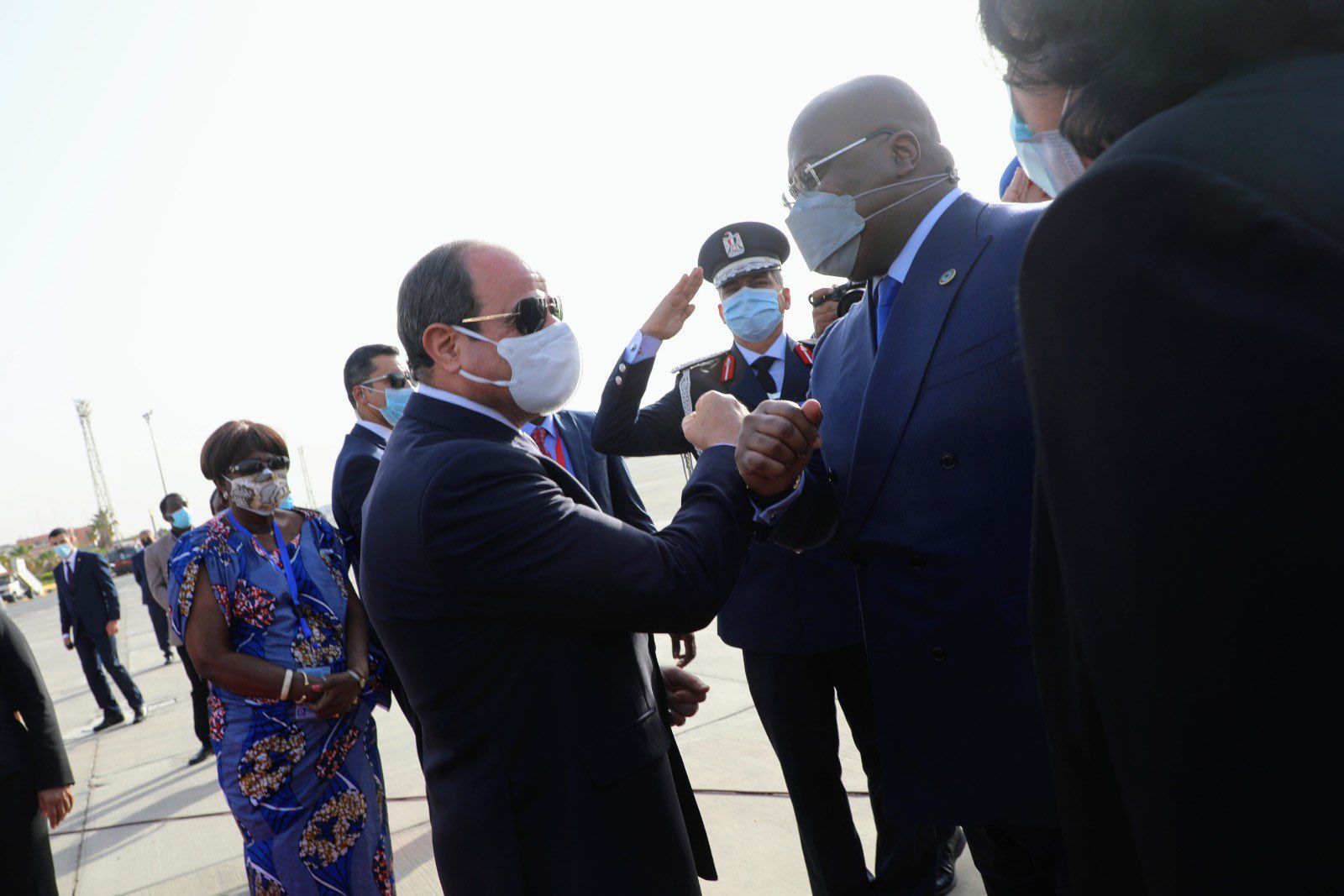 Le Président Félix Tshisekedi est arrivé au Caire