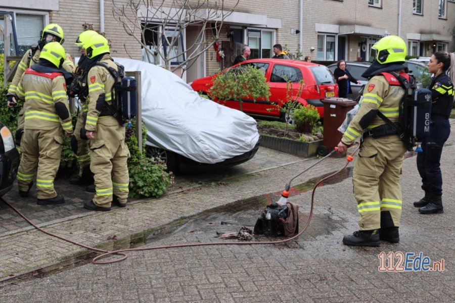 Airfryer in brand in keuken aan de Judith Leysterstraat in #Ede. 112Ede.