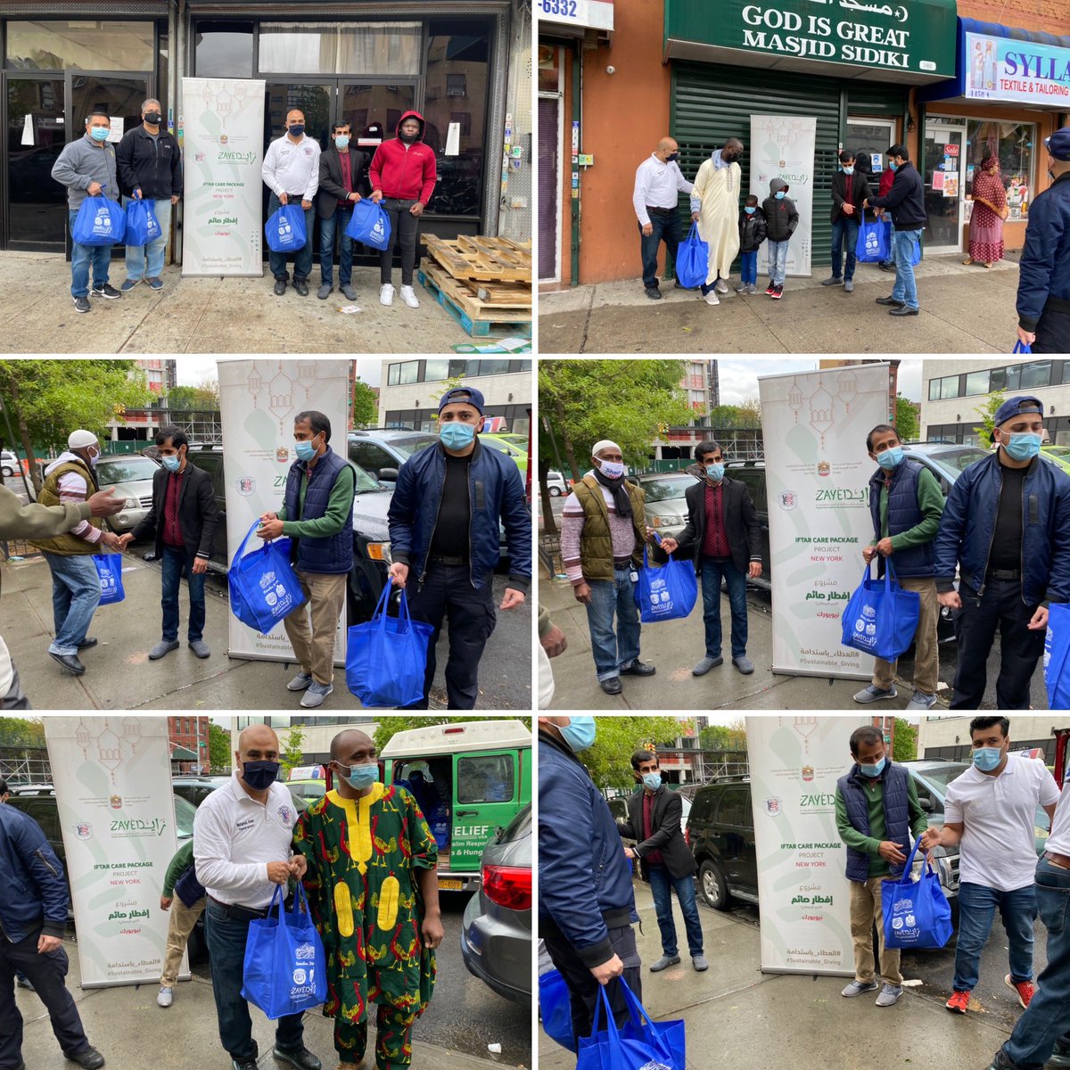 NYPDMuslim's tweet image. Today we were out with @UAEinNYC in the #Bronx packing grocery items and then delivering them to the #Masjids all around #Bronx for the Holy Month of #Ramadan 

Thanks to @zayedchf we were able to Bring needy items to people in need especially due to #COVID19 

#RamadanKareem