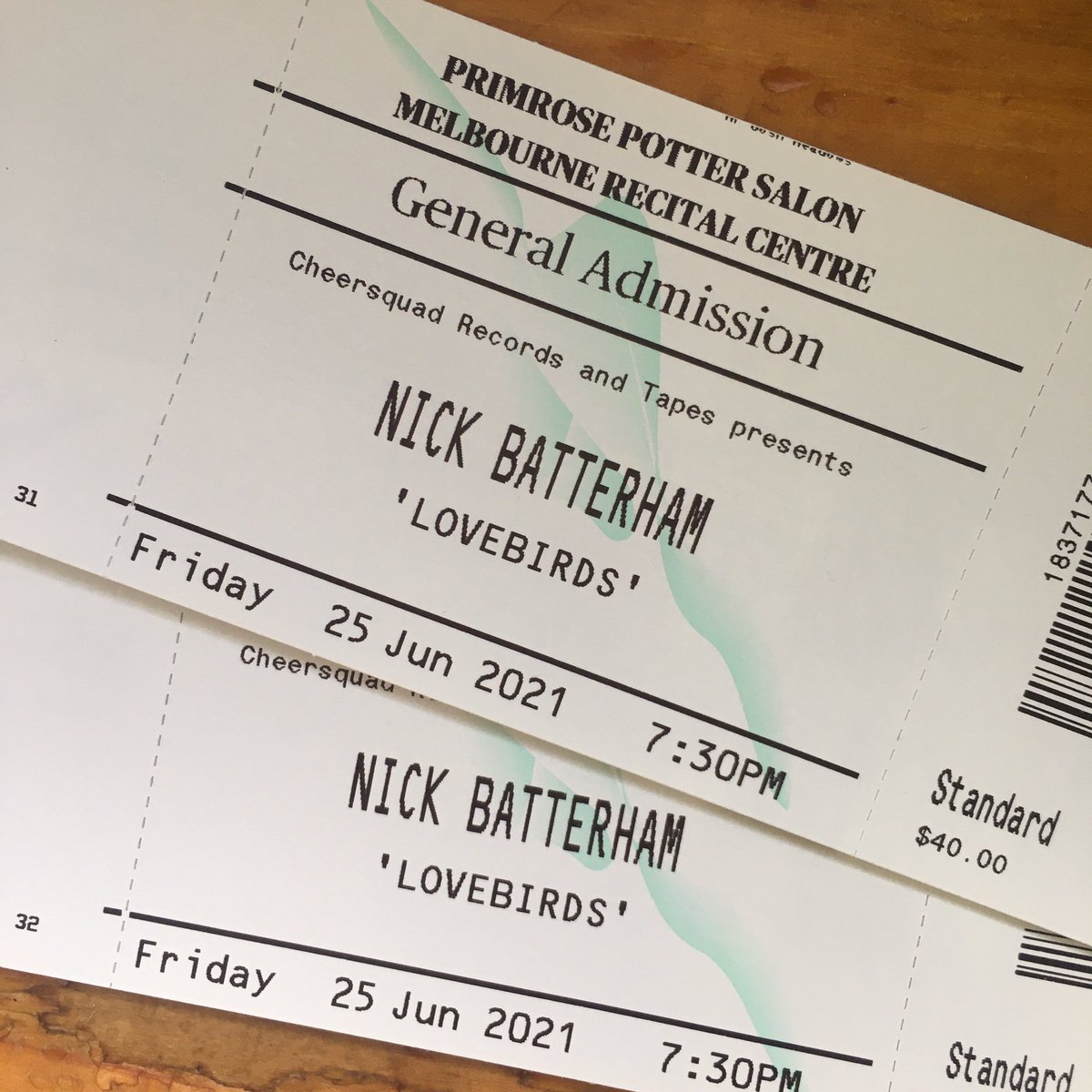 Hottest tickets in town. <a href="/NickBatterham/">Nick Batterham</a> <a href="/wally_kempton/">Wally Kempton </a> <a href="/littleSG/">Iarley Santos</a>