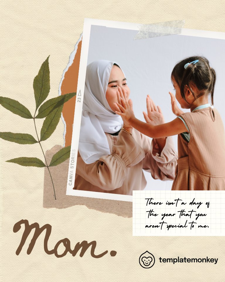 Template_Monkey's tweet image. There is no role in life that is more essential than that of motherhood. #templatemonkey #template #happymothersday #mothersday #templates