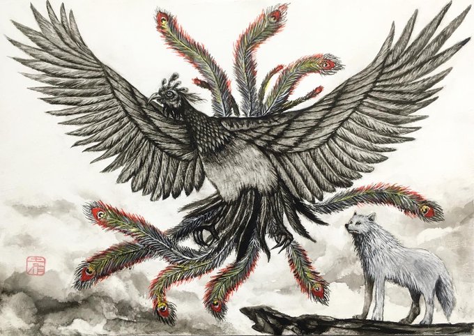 動物墨絵のtwitterイラスト検索結果 動物墨絵のtwitterイラスト検索結果