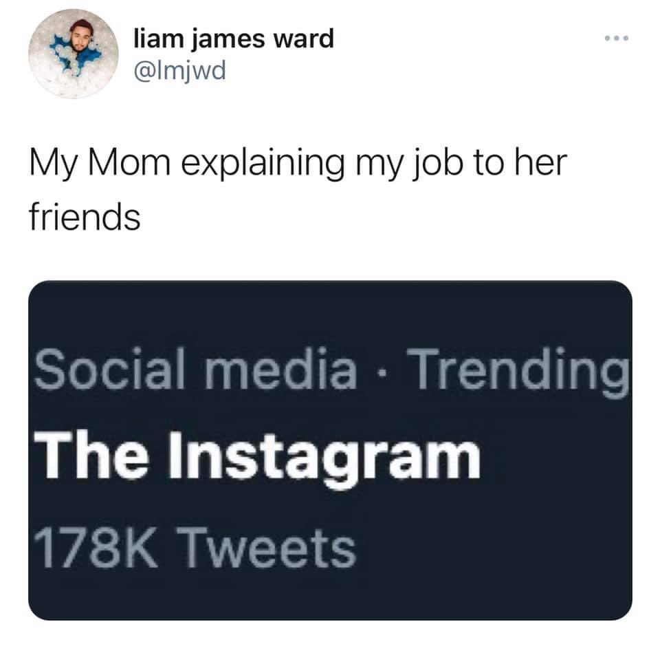 sfrancis_author's tweet image. Putting a “the” before any social platform = Mom Status

#socialmediamarketing #socialmediamanager