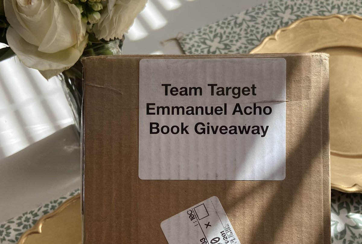 Feels good to be a winner! Thank you <a href="/EmmanuelAcho/">Emmanuel Acho</a> <a href="/Target/">Target</a> Awesome to come home to! Can’t wait to start reading “Uncomfortable Conversations with a Black Man”. <a href="/KimberlyWehrly/">Kimberly</a> @Kimberl99499592  <a href="/TopalBrittany/">Brittany Topal</a> <a href="/ginajoosten/">Gina Joosten</a> <a href="/LDJones817/">Lindsey Jones</a> #wearetarget #worksomewhereyoulove